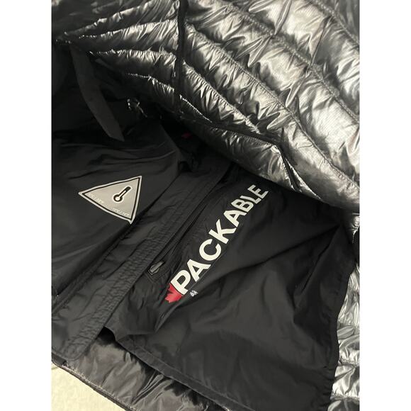 Pajar Women M Black Quilted Ski Puffer Jacket Reflective Hood Outdoor Streetwear - Picture 8 of 10